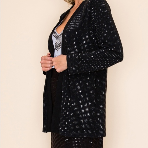 All Over Rhinestone Cardigan - Picture 3 of 3